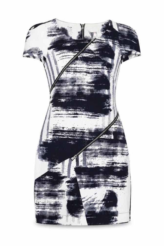 Front view of Lipsy Women's Multicoloured Sheath Dress, size 6