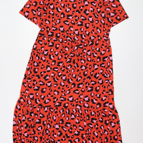 Marks and Spencer Women's Animal Print T-Shirt Dress, Size 12