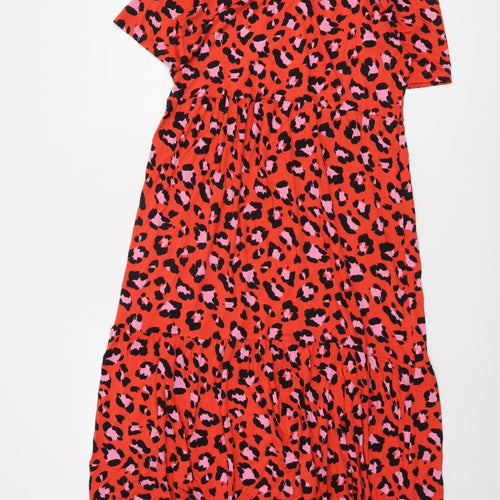 Marks and Spencer Women's Animal Print T-Shirt Dress, Size 12