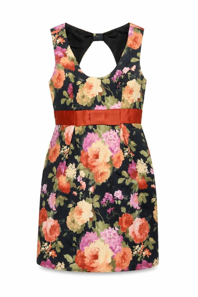 Front view of Miss Selfridge Floral Dress, Women's, size 12