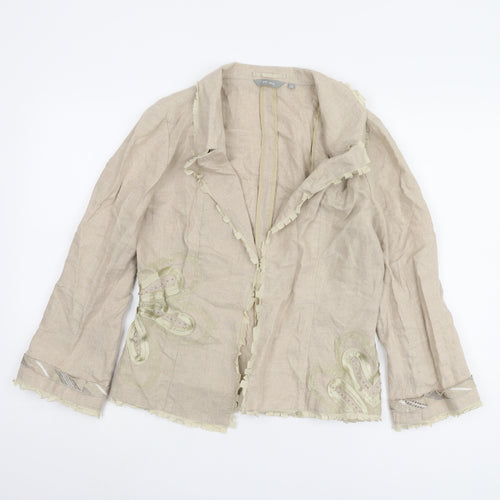Marks and Spencer Women's Beige Blazer Size 10