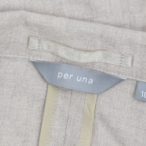 Marks and Spencer Women's Beige Blazer Size 10