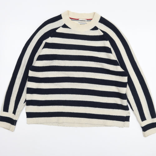 Hilfiger Denim Women's Striped Pullover Jumper, Multicoloured, S
