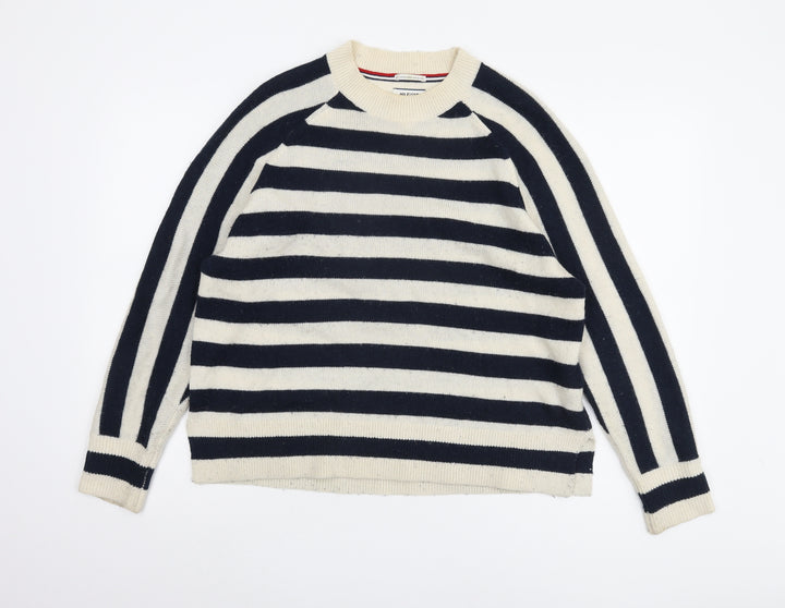 Hilfiger Denim Women's Striped Pullover Jumper, Multicoloured, S