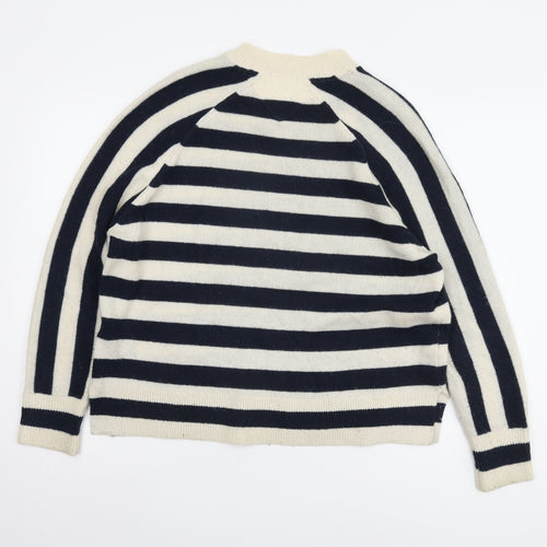 Hilfiger Denim Women's Striped Pullover Jumper, Multicoloured, S