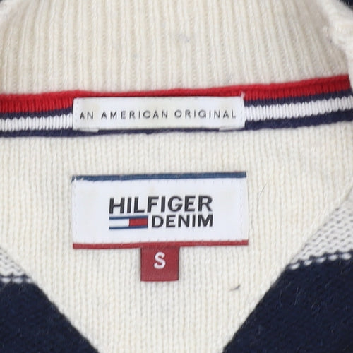 Hilfiger Denim Women's Striped Pullover Jumper, Multicoloured, S