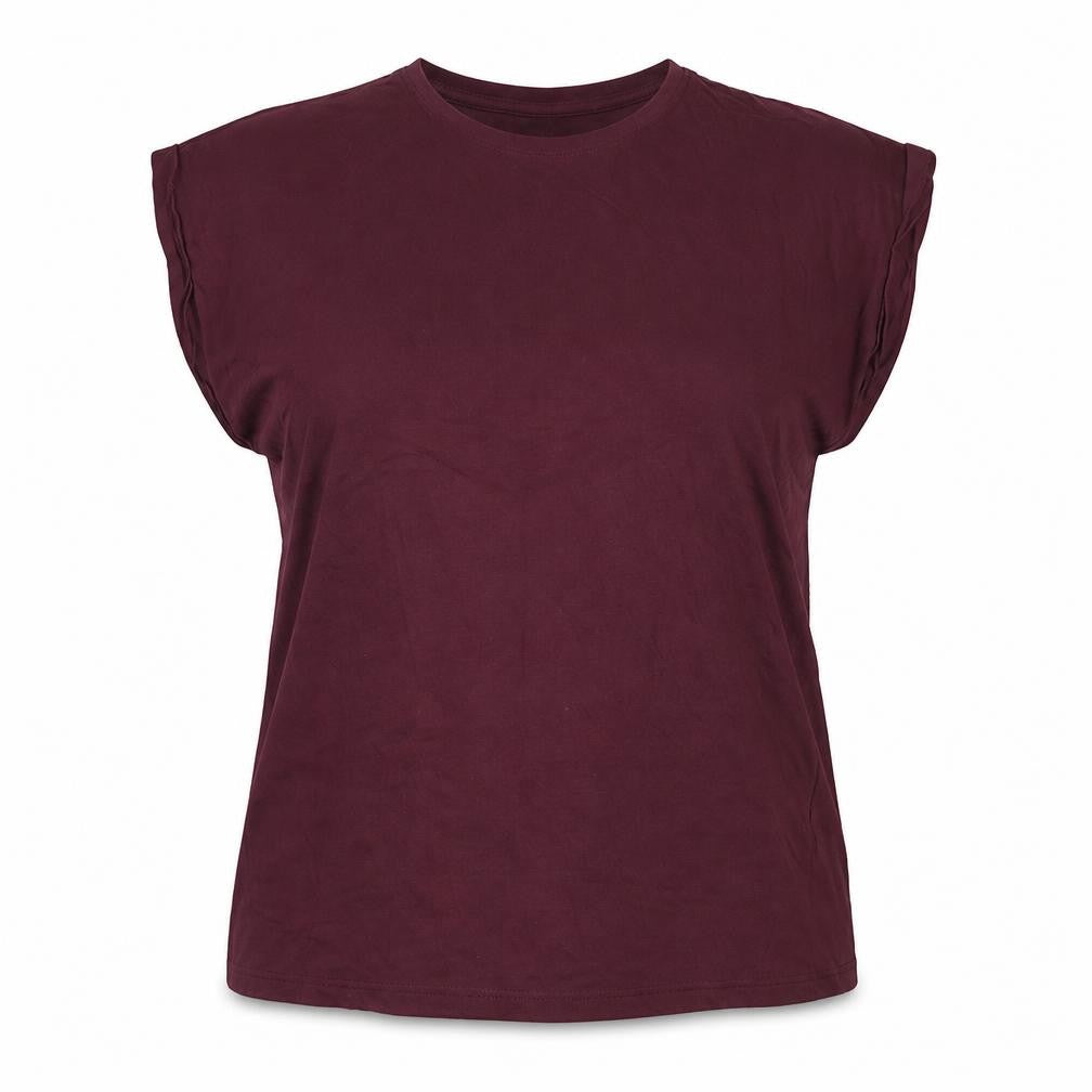 Front view of Urban Classics unisex red 2xl sleeveless t-shirt