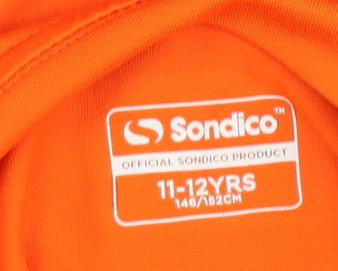 Sondico Boys' Orange Long Sleeve Football T-Shirt 11-12 Years