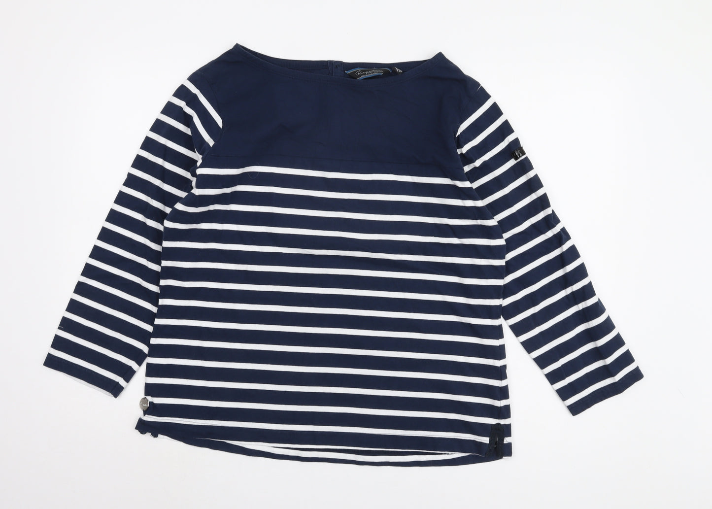 Regatta Women's Nautical Striped 3/4 Sleeve Top Size 18