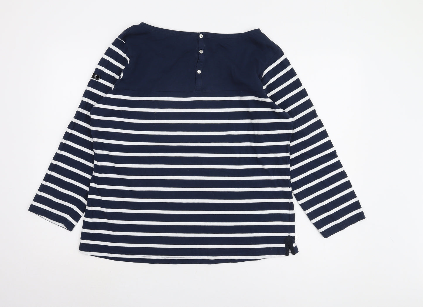 Regatta Women's Nautical Striped 3/4 Sleeve Top Size 18