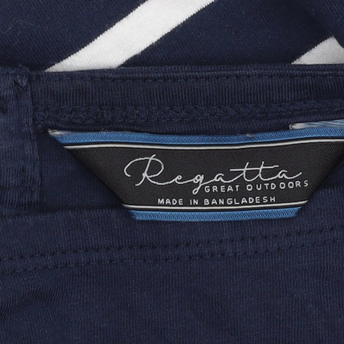 Regatta Women's Nautical Striped 3/4 Sleeve Top Size 18