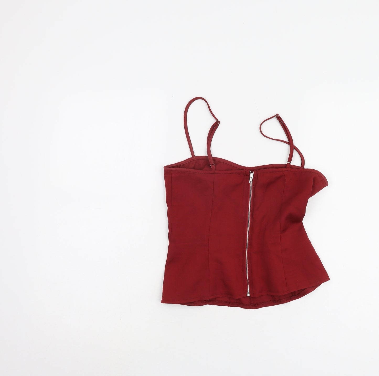 PrettyLittleThing Women's Red Camisole Tank UK 6