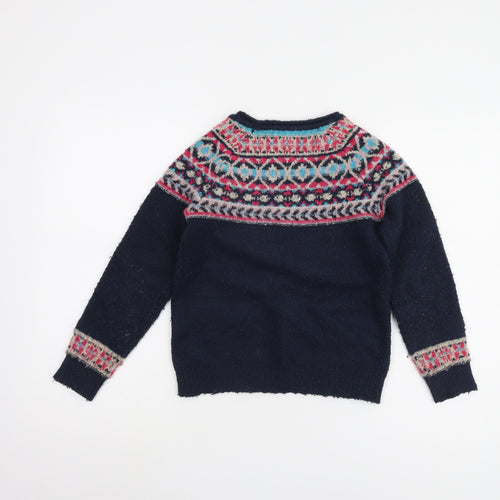 Weird Fish Girls Multicoloured Pullover Jumper, 9-10 Years