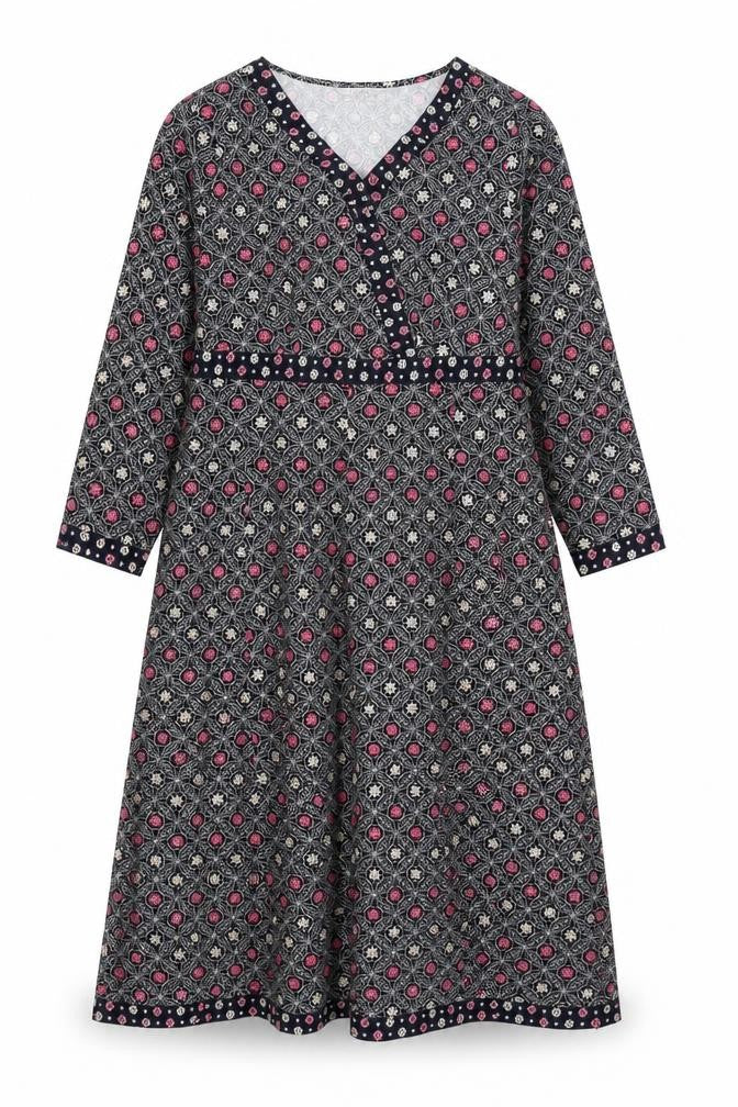 Lily Ella Women’s Multicoloured V-Neck Dress Size 16
