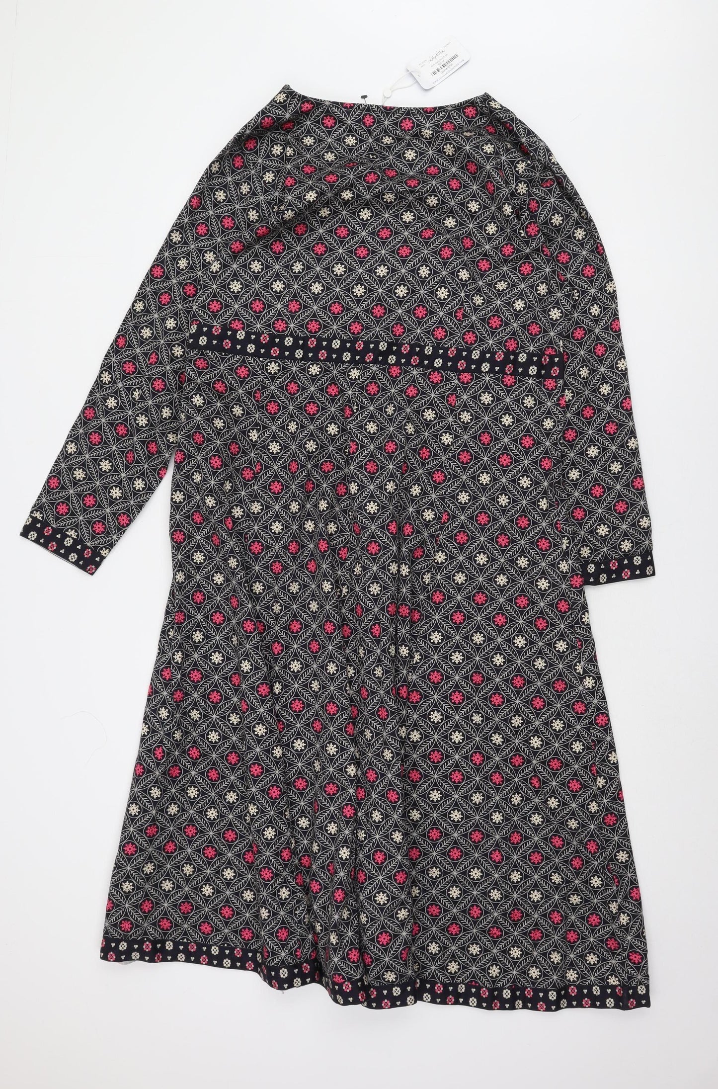 Lily Ella Women’s Multicoloured V-Neck Dress Size 16