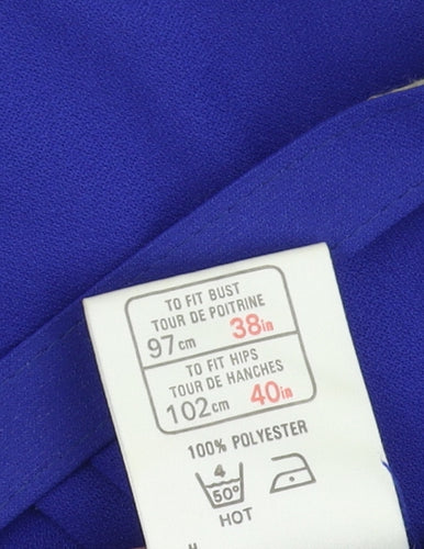 Marks and Spencer Women's Blue Cold Shoulder Dress