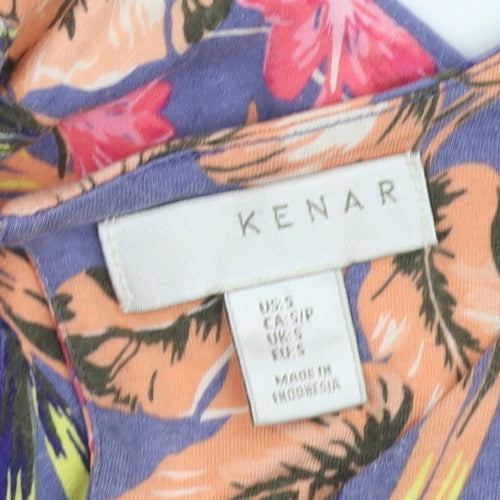 Kenar Women's Multicoloured A-Line Dress Size 6