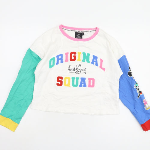 Disney Girls Multicoloured Pullover Sweatshirt 11 Years