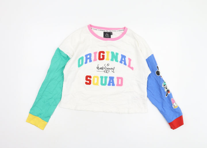 Disney Girls Multicoloured Pullover Sweatshirt 11 Years