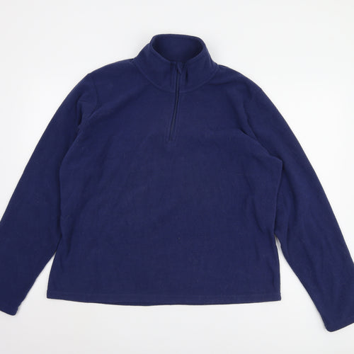 Freedom Trail Women’s Blue Fleece Pullover Sweatshirt Size 18