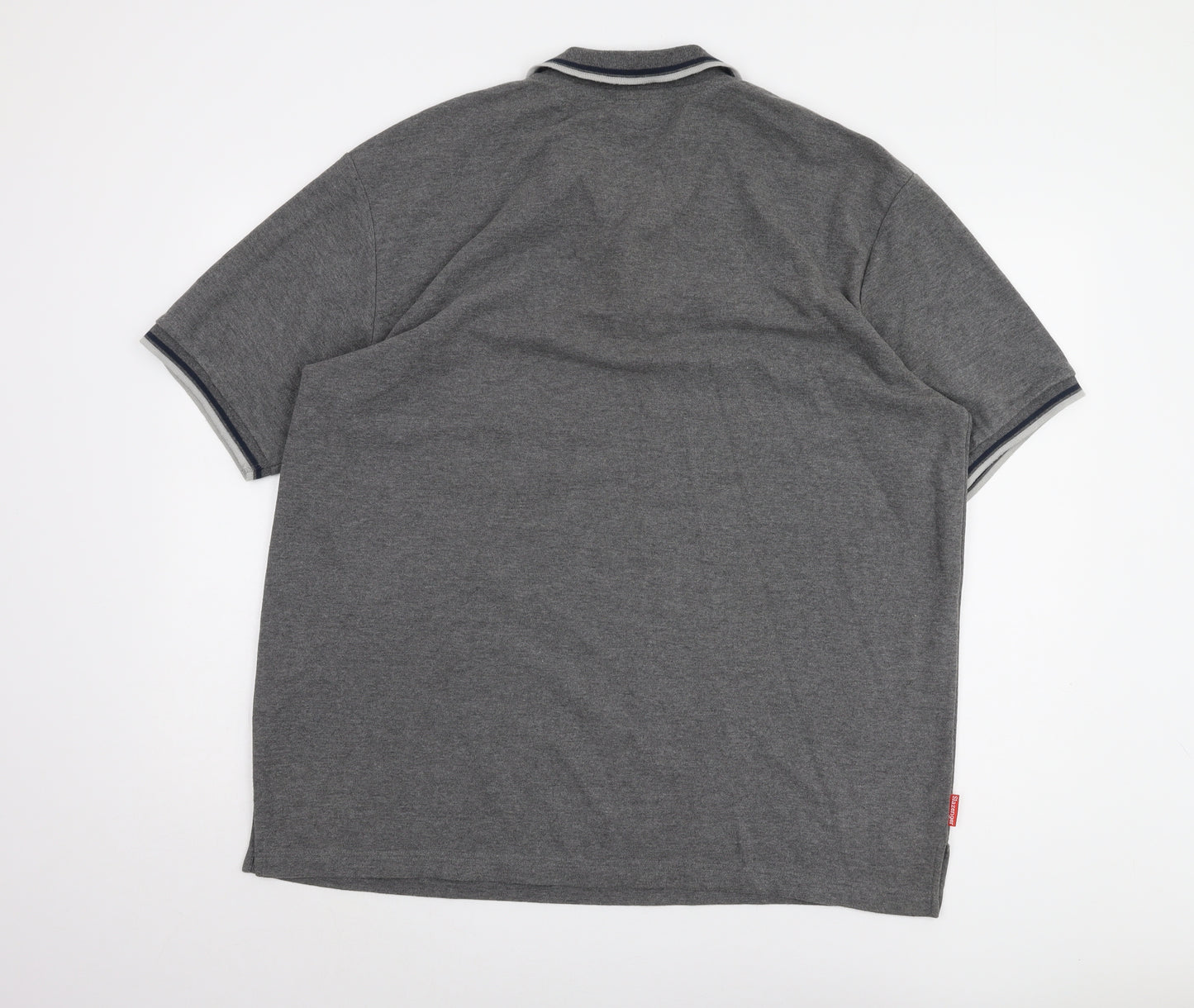 Slazenger Men's Grey 2XL Polo Short Sleeve