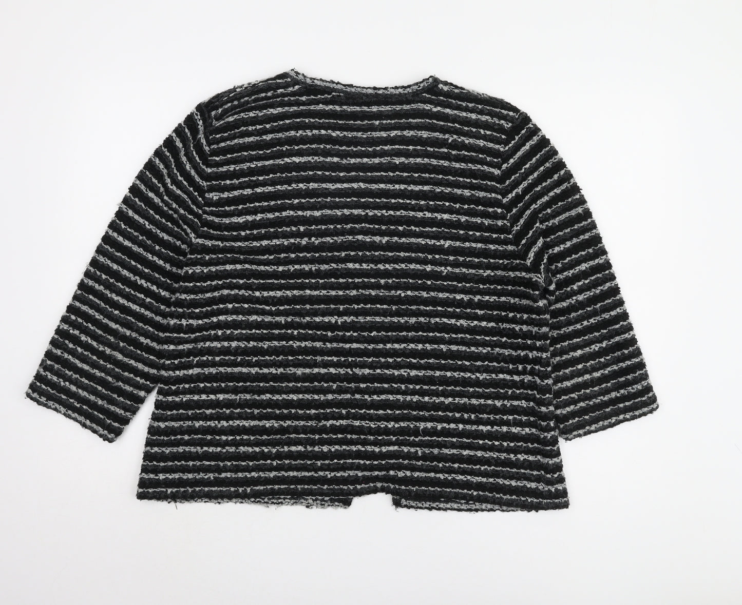 Per Una Women’s Black Striped Cardigan Size 20