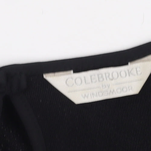 Colebrooke Black Short Sleeve Top - Women's M, Autumn/Winter