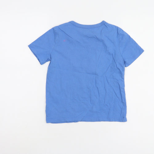Gap Kids Boys Blue Space Guitar Graphic T-Shirt 6-7 Years