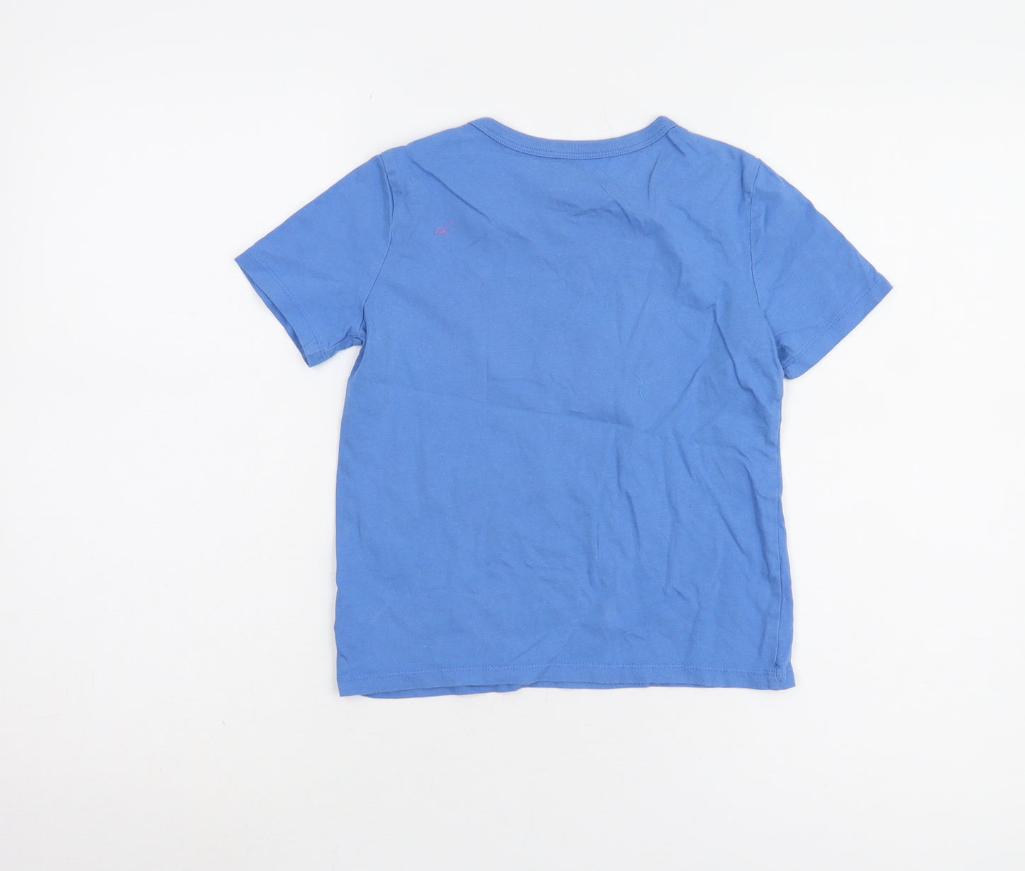 Gap Kids Boys Blue Space Guitar Graphic T-Shirt 6-7 Years