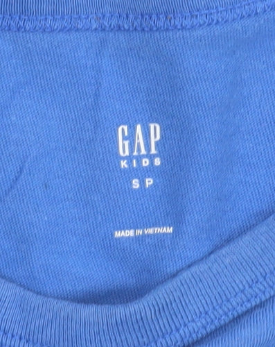 Gap Kids Boys Blue Space Guitar Graphic T-Shirt 6-7 Years