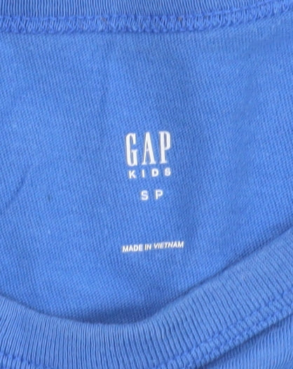 Gap Kids Boys Blue Space Guitar Graphic T-Shirt 6-7 Years