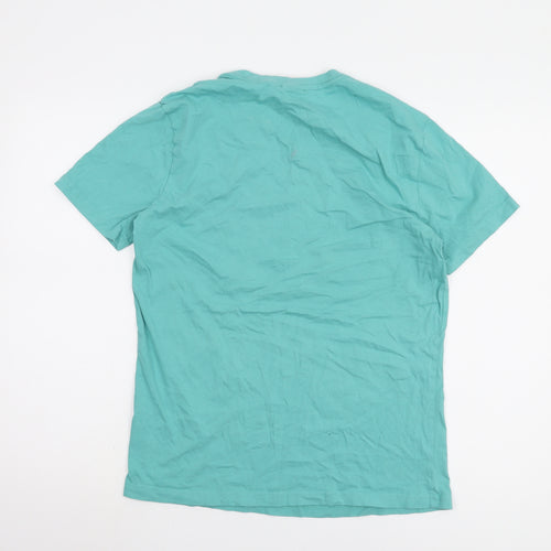 Sneaker Factory Men's Green Crew Neck T-Shirt M