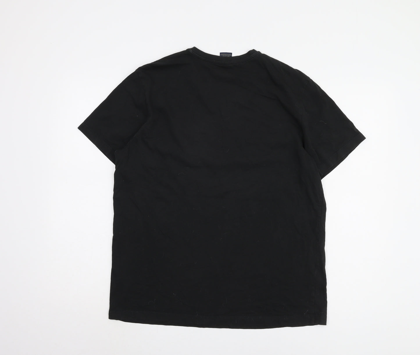 U.S. Polo Assn. Men's Black V-Neck T-Shirt Size M