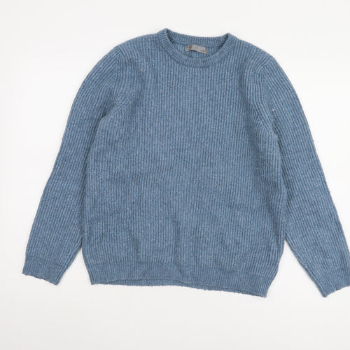 Marks and Spencer Men's Blue Pullover Sweater M