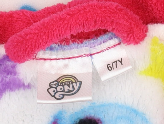 Girls My Little Pony Multicoloured Fleece Robe 6-7 Years