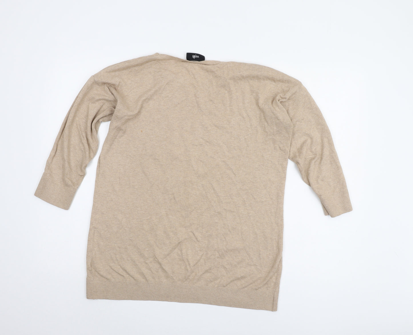 Wallis Women's Beige Butterfly Jumper, S, Casual Knit