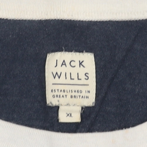 Jack Wills Men's Blue Crew Neck T-Shirt XL