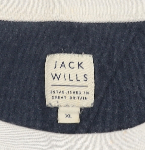 Jack Wills Men's Blue Crew Neck T-Shirt XL