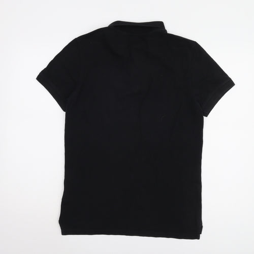 Jack Wills Men's Black Polo Shirt, Size S, Casual Wear