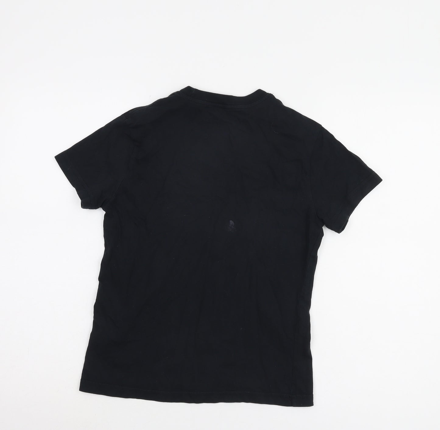 Nike Boys Black T-Shirt M Size Relaxed Fit Casual Logo