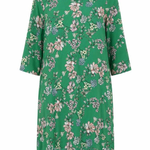 New Look Women's Green Floral Dress Size 14