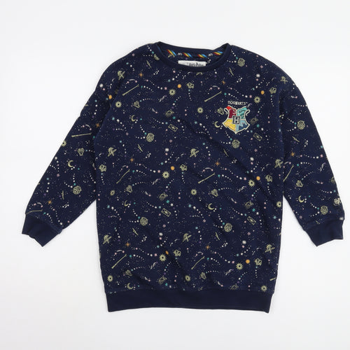 Marks and Spencer Girls Blue Harry Potter Pullover Sweatshirt