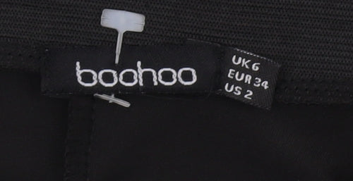 Boohoo Black Skirt Women's Size 6 Polyester