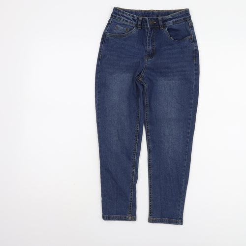 Destination Girls Blue Straight Jeans, Size 9 Years