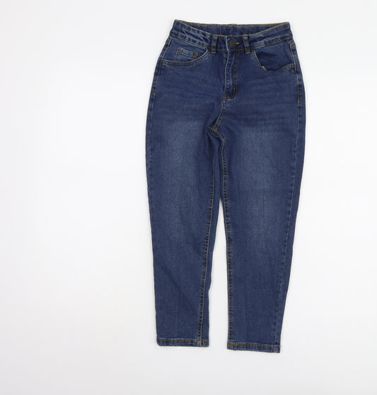 Destination Girls Blue Straight Jeans, Size 9 Years