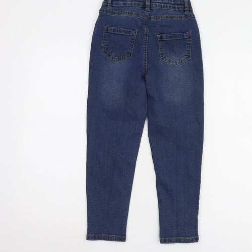 Destination Girls Blue Straight Jeans, Size 9 Years