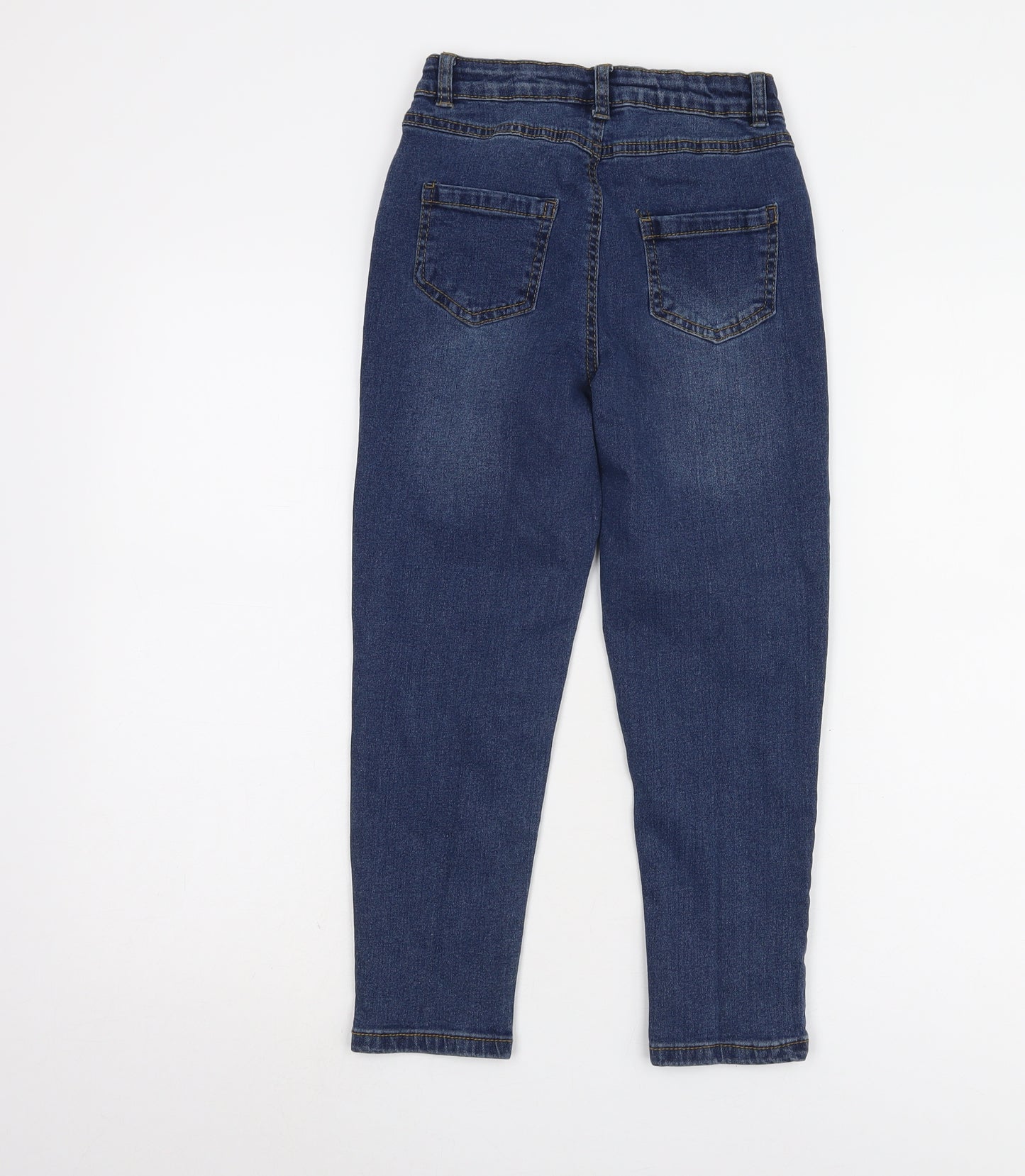 Destination Girls Blue Straight Jeans, Size 9 Years
