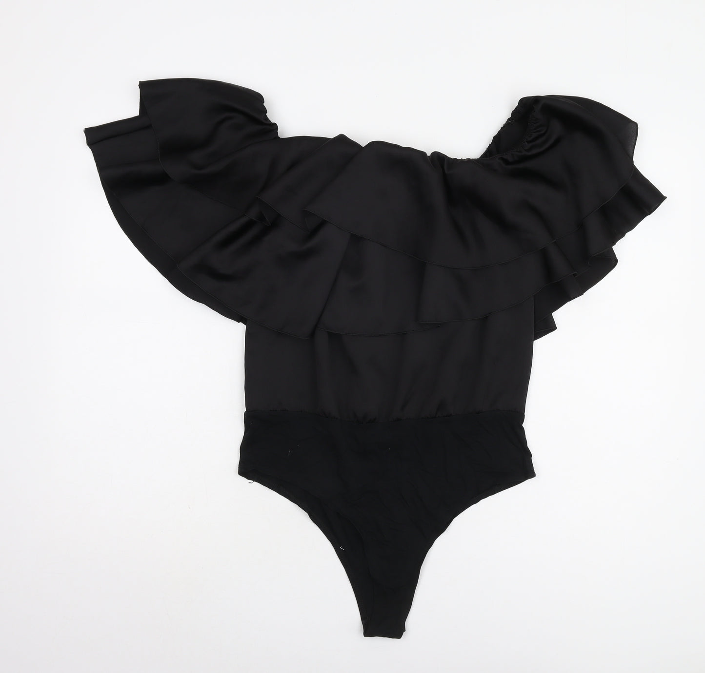 Boohoo Women’s Black Off Shoulder Bodysuit UK 10