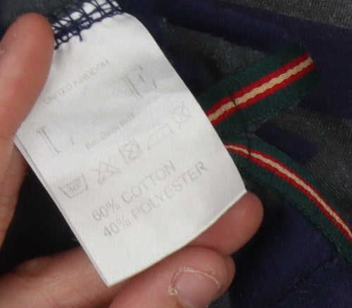 Luke Sport Men's Blue Striped T-Shirt, Size L – Preworn