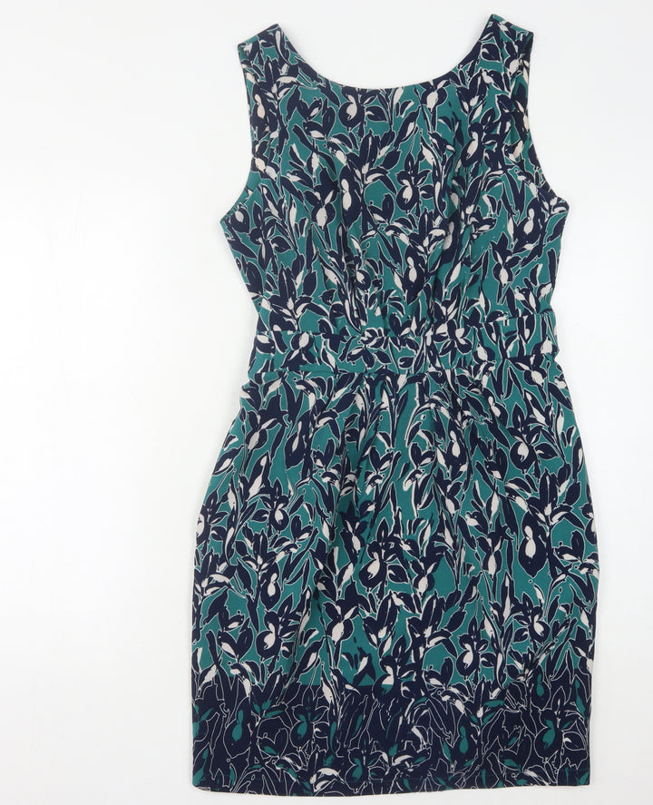 Apricot Women’s Multicoloured Floral Sheath Dress Size 12
